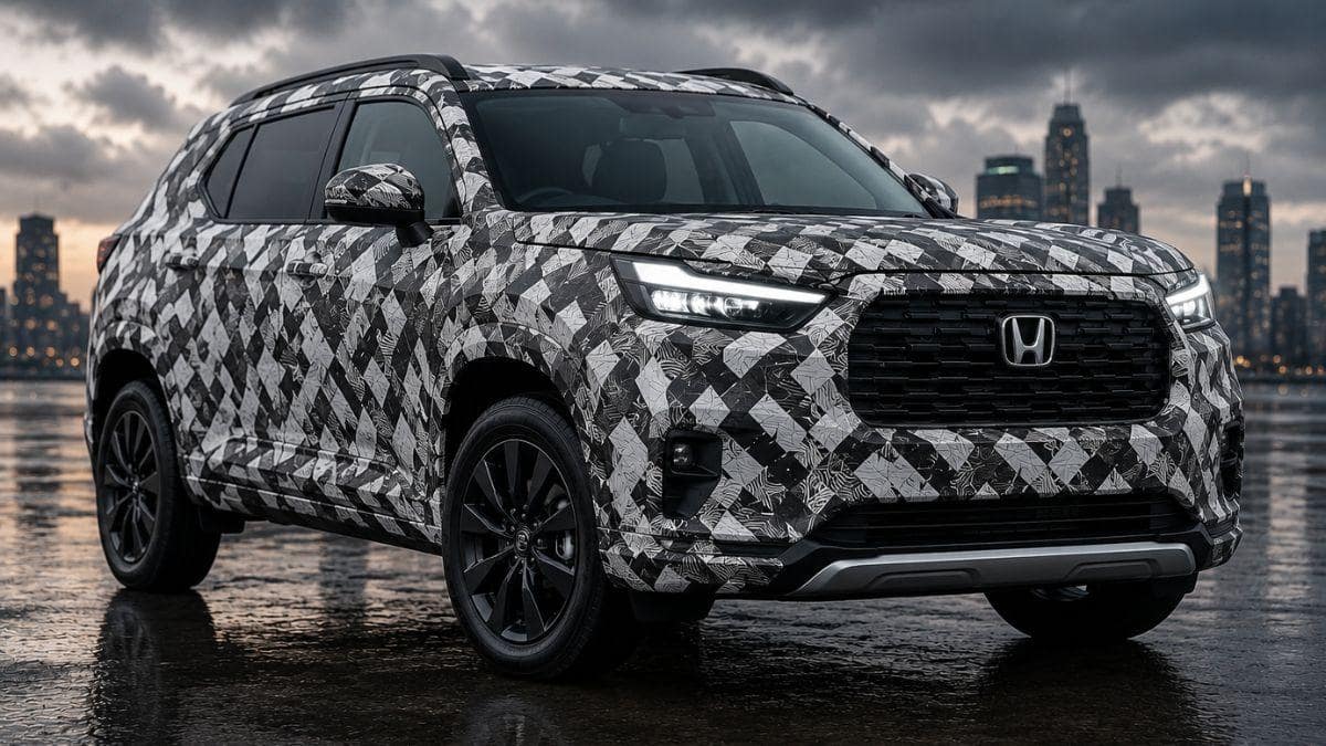 Honda SUV: ரூ.17 லட்சம் பட்ஜெட்டில் ஹோண்டாவின் புதிய 7 சீட்டர்..! ஹைப்ரிட் மைலேஜ் - வசதிகள், அம்சங்கள்