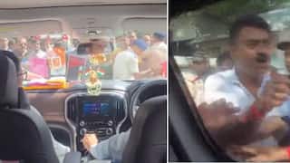 Z+ सुरक्षा असतानाही ममता बॅनर्जींच्या कारवर चिखल आणि गाळ फासला, काहींनी तर चपला आणि दगडही फेकले; दीदी म्हणाल्या, 'तर माझं डोकं फुटलं असतं..'