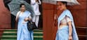 Kangana Ranaut: कंगना रनौतचा संसदेत महागडा लूक चर्चेत; साडी साधी पण लक्झरी बॅग,घड्याळ अन् छत्रीची किंमत ऐकून व्हाल थक्क!