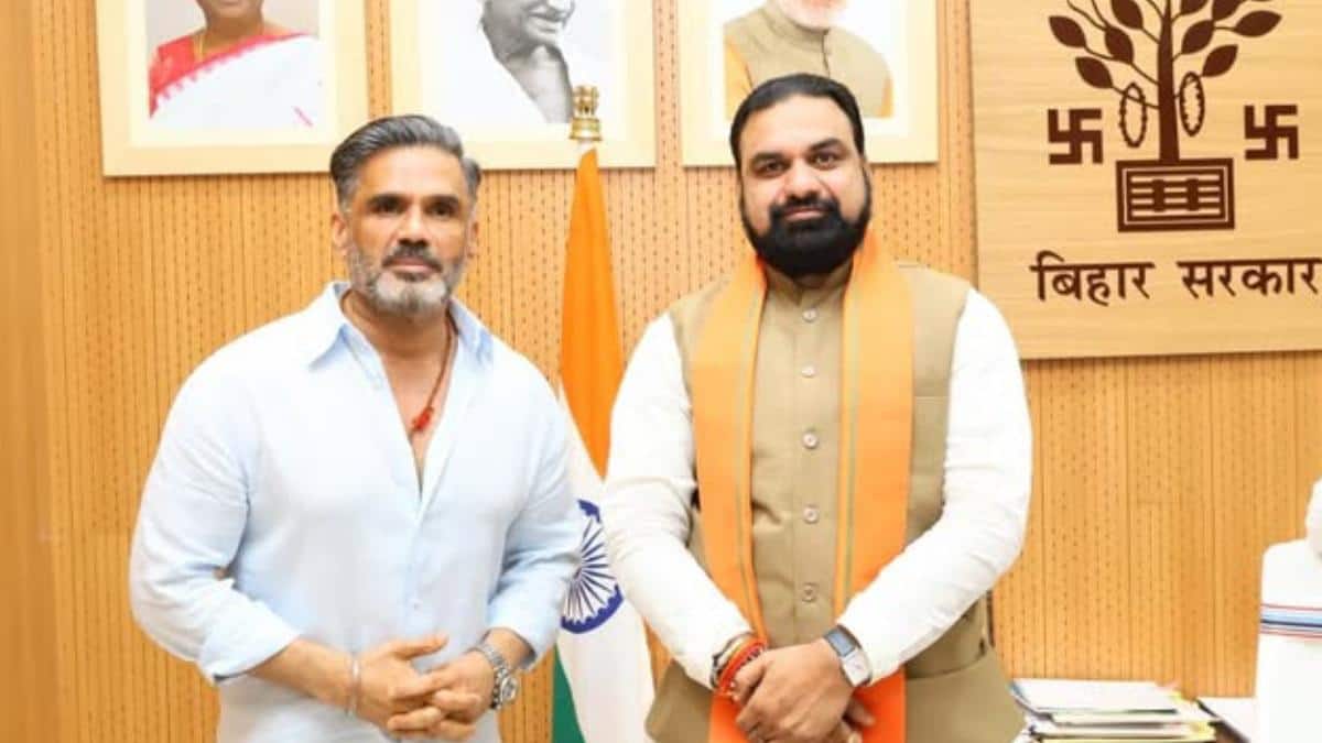 सुनील शेट्टी CM सम्राट से मिले, बिहार में शूट करेंगे फिल्म, क्या बातें हुईं?