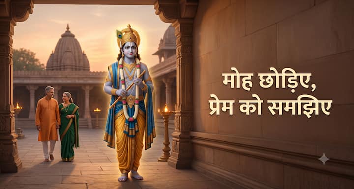 मोह कहता है, “तुम मेरे बिना नहीं रह सकते”, जबकि प्रेम कहता है, “तुम खुश रहो.” यही दोनों के बीच सबसे बड़ा फर्क है. गीता हमें सिखाती है कि किसी से प्रेम करें, लेकिन उसे अपना अधिकार न समझें. जब रिश्ते में पकड़ कम और समझ ज्यादा होती है, तब मन भी हल्का रहता है.