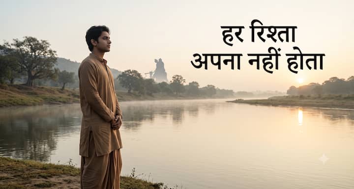 कभी-कभी हम किसी इंसान को इतना अपना मान लेते हैं कि उसके बिना जिंदगी अधूरी लगने लगती है. यही भाव धीरे-धीरे आसक्ति बन सकता है. प्यार में अपनापन जरूरी है, लेकिन अपनी खुशी पूरी तरह किसी दूसरे पर निर्भर करना नहीं. गीता हमें सिखाती है कि रिश्तों से जुड़ें, लेकिन अपनी आत्मशांति को उनसे न बांधें.