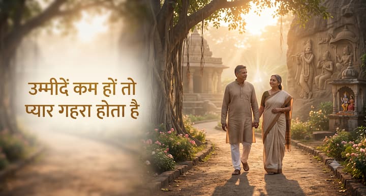 रिश्तों में सबसे ज्यादा तकलीफ तब होती है, जब हमारी उम्मीदें सामने वाले के व्यवहार से जुड़ जाती हैं. उसने वैसा क्यों नहीं किया, वैसा क्यों नहीं कहा ये सवाल मन को परेशान करते हैं. गीता की निष्काम कर्म की सीख बताती है कि अपना प्रेम सच्चाई से दें, लेकिन हर बार बदले की उम्मीद न रखें.