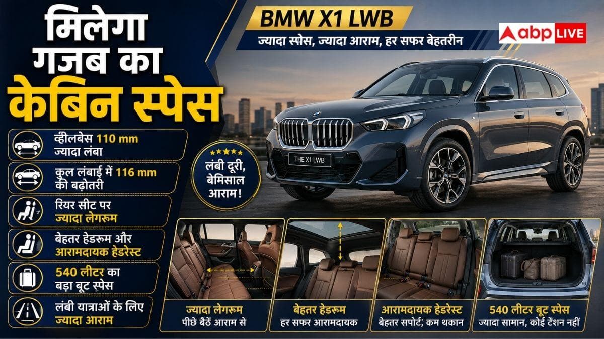 नई BMW X1 LWB में मिलेंगे ये धांसू फीचर्स, 21 अगस्त को होगी लॉन्च