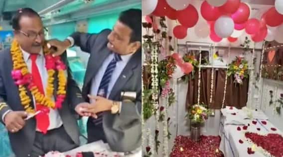 Train 'ਚ ਹਨੀਮੂਨ ਤੋਂ ਬਾਅਦ ਹੁਣ ਸ਼ਤਾਬਦੀ ਐਕਸਪ੍ਰੈੱਸ 'ਚ ਬਰਥਡੇ ਸੈਲੀਬ੍ਰੇਸ਼ਨ ! ਵਾਇਰਲ ਵੀਡੀਓ ਦੀ ਜਾਂਚ 'ਚ ਜੁਟਿਆ ਰੇਲਵੇ