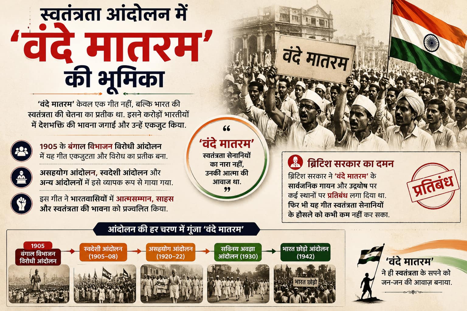 Xप्लेन: लाल किले पर पहली बार क्यों गूंजेगा वंदे मातरम, विवाद क्या? राष्ट्रगीत से जुड़ी हर अहम जानकारी