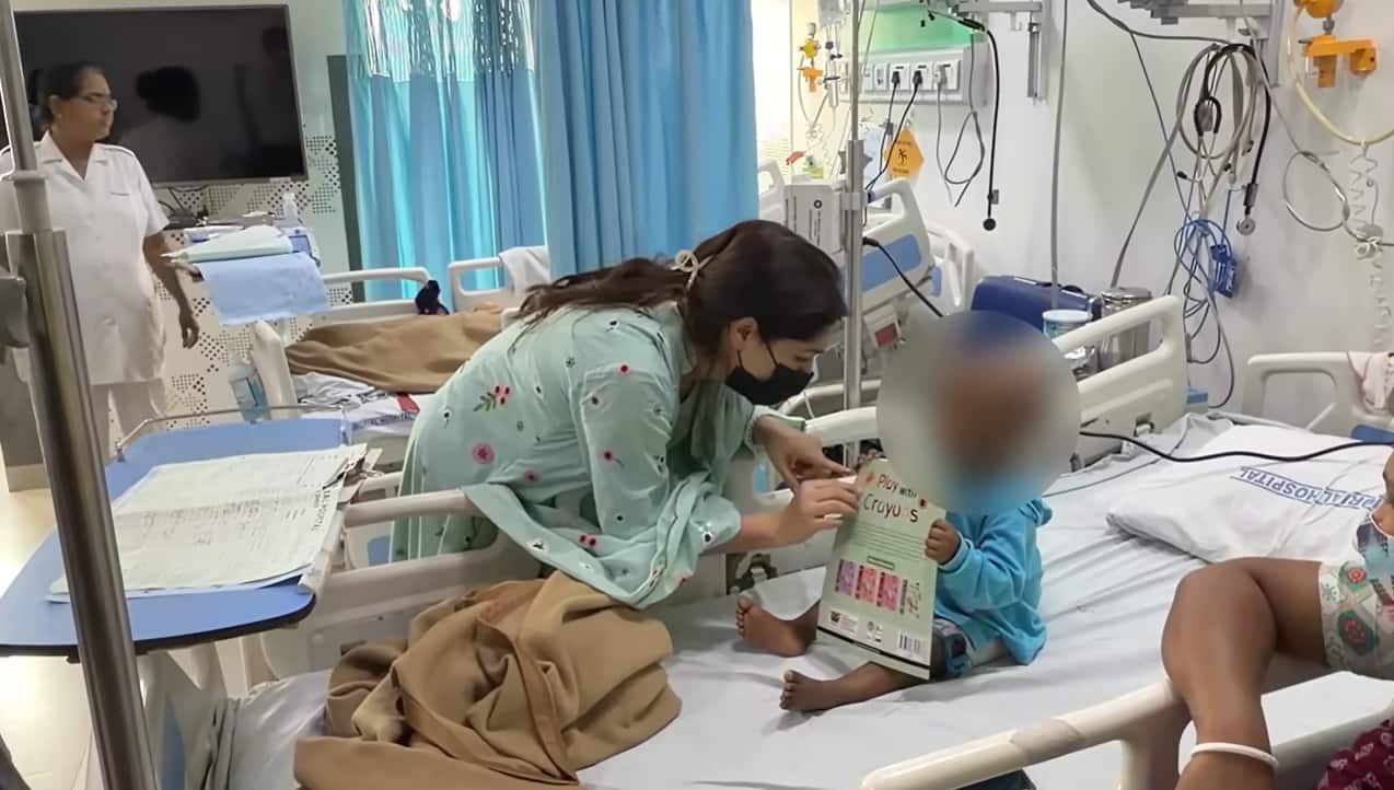 कैंसर से जूझ रहे बच्चों से मिलकर फफक पड़ीं दीपिका कक्कड़, खुद का दर्द बयां कर जीता सबका दिल