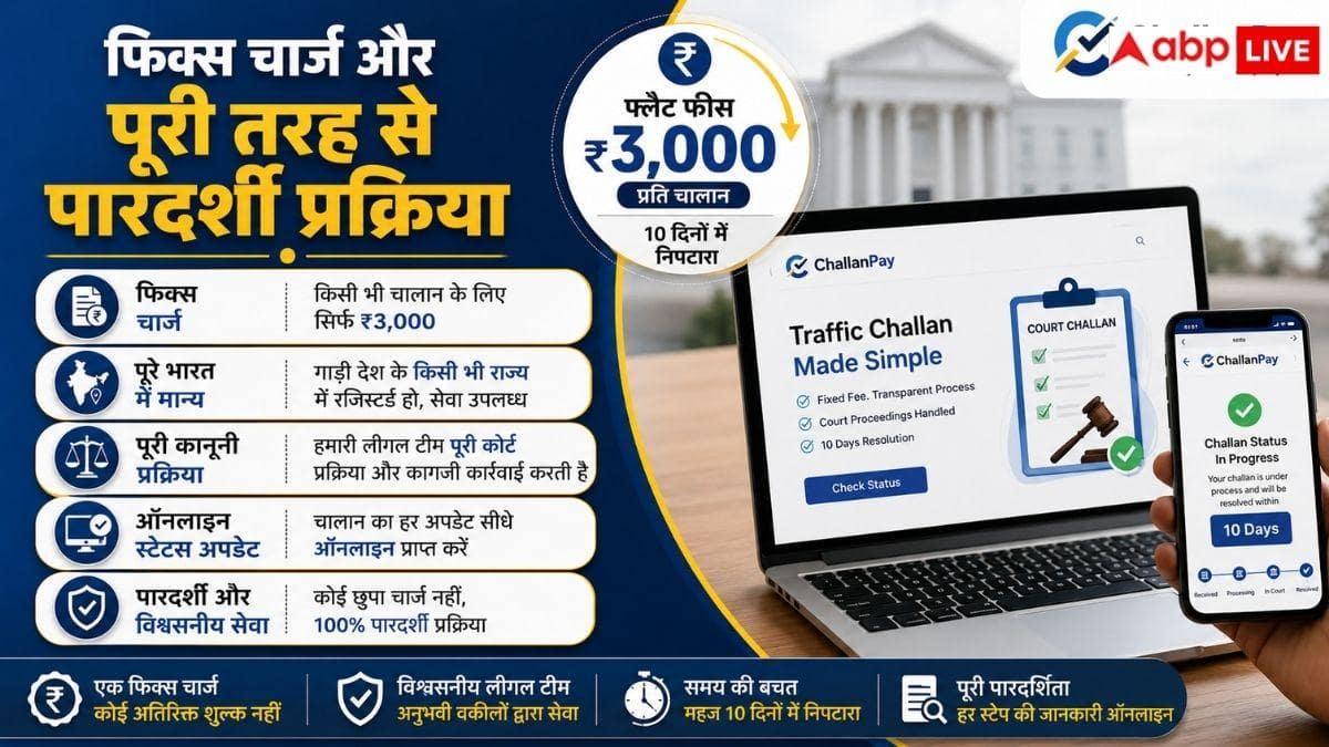 कोर्ट चालान निपटाने का नया तरीका, 10 दिन में होगा समाधान