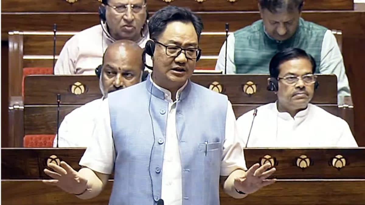 ‘I Am Totally Frustrated’: Rijiju Says Government Wants Parliament Debate, Opposition ‘Running Away’