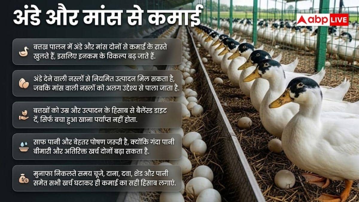 गांव में शुरू करें बत्तख पालन, होगी अच्छी कमाई