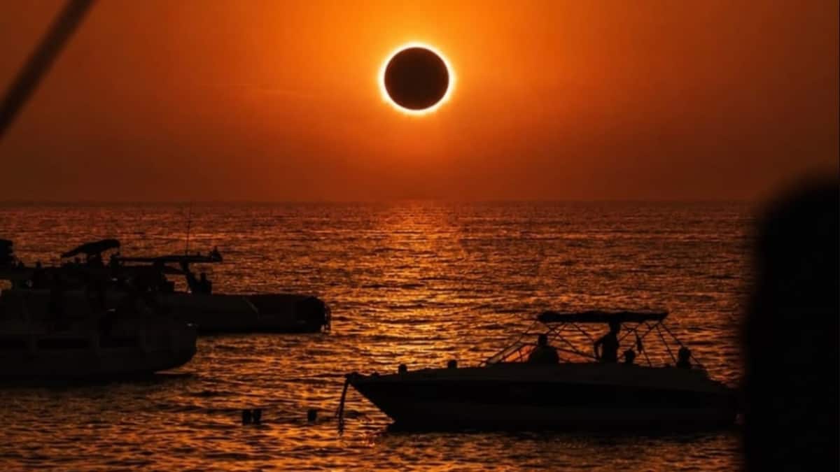 Rare Total Solar Eclipse Turns Ibiza Into A Celestial Spectacle After 121 Years | WATCH
