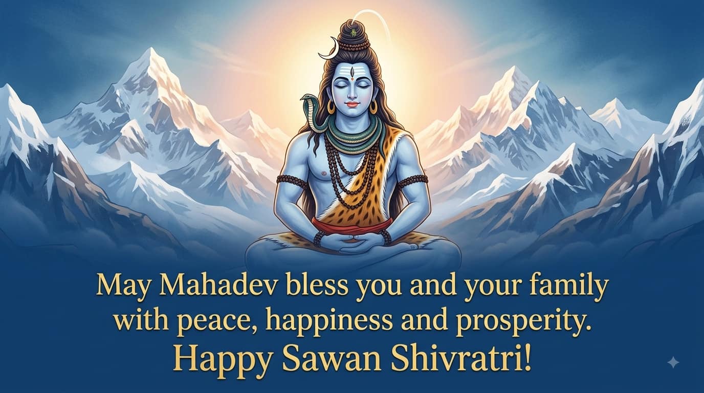 Happy Sawan Shivratri 2026: Wishes, Images, Quotes & WhatsApp Messages