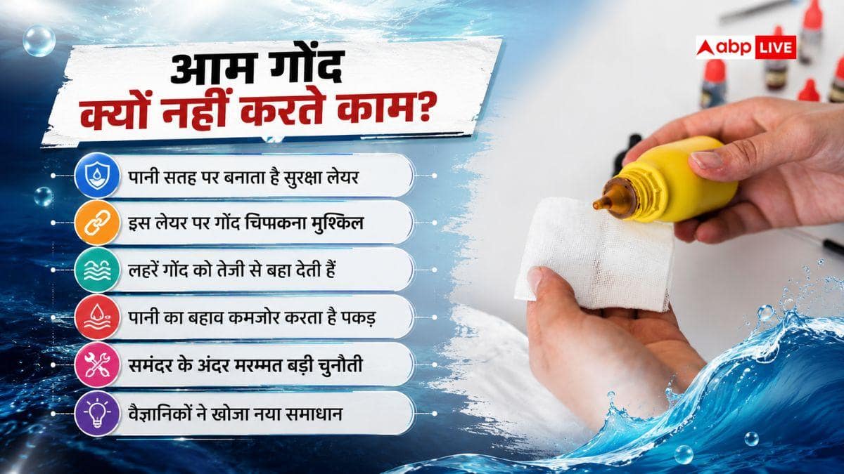 वैज्ञानिकों ने बनाया पानी के अंदर काम करने वाला सुपरग्लू, जानें कैसे करेगा काम?