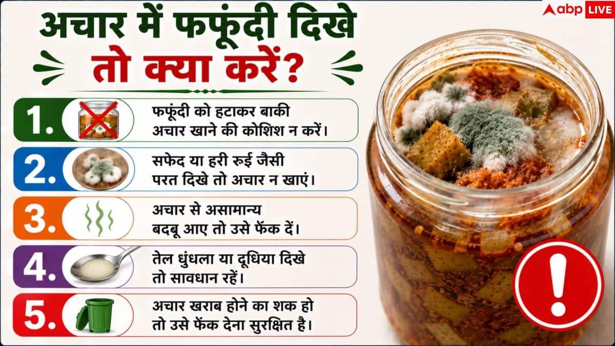 Pickle Storage Tips: अचार में पड़ने लगी है फफूंदी, इसे ऐसे बचाएं