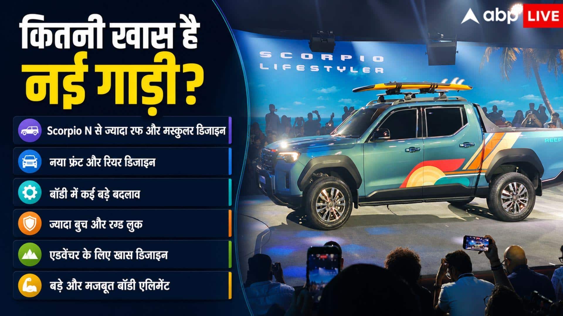 महिंद्रा ने भारत में पेश की Scorpio Lifestyler, जानें कीमत