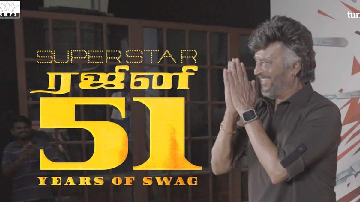 51 ஆண்டுகளை நிறைவு செய்த சூப்பர்ஸ்டார் ரஜினிகாந்த்.. தர்மன் படப்பிடிப்பு தளத்தில் கொண்டாட்டம்!