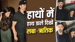 ब्रेकअप की खबरों के बीच सबा संग मूवी डेट पर निकले ऋतिक, हाथों में हाथ डाले दिखे