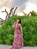 Nikita Sharma Photo: નિકિતા શર્માનો ગ્લેમરસ અવતાર, પિંક ફ્લોરલ ડ્રેસમાં આપ્યા સિઝલિંગ પોઝ, ચાહકો થયા ઘાયલ