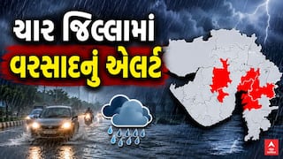 Gujarat Rain Forecast : ચાર જિલ્લામાં વરસાદનું એલર્ટ, જુઓ હવામાન વિભાગની આગાહી