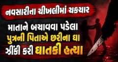 નવસારીના ચીખલીમાં ચકચાર: માતાને બચાવવા પડેલા પુત્રની પિતાએ છરીના ઘા ઝીંકી કરી ઘાતકી હત્યા