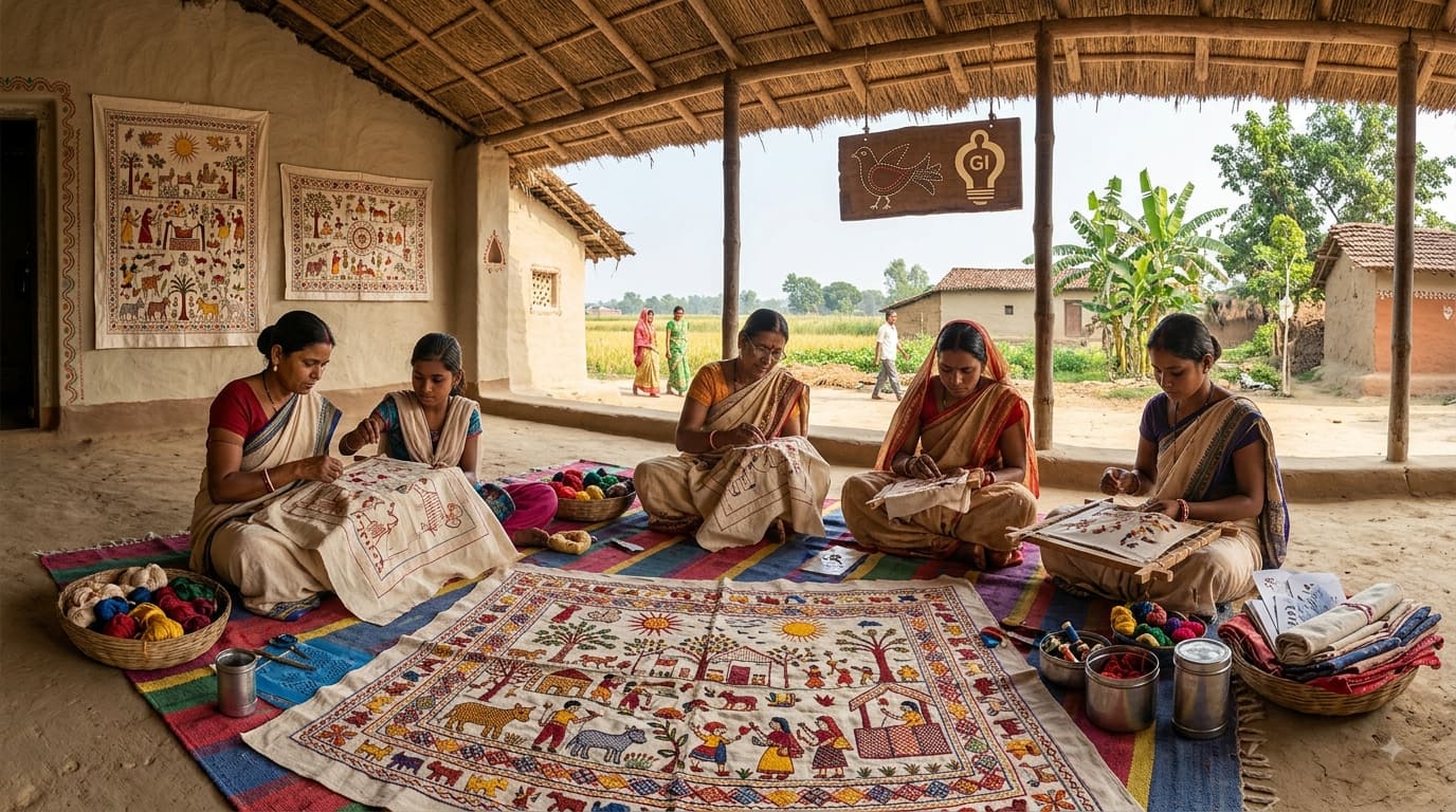 Sujani Embroidery: The GI-Tagged Bihar Craft That Preserves Stories Through Stitches