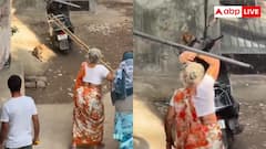 बंदर से पंगा दादी को पड़ा महंगा, वीडियो देख नहीं रोक पाओगे हंसी