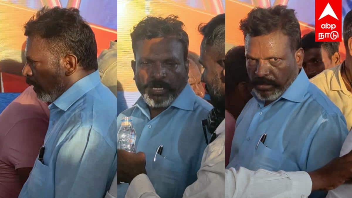 விசிக மாநாட்டு மேடையில் திருமாவளவனுக்கு மூச்சுத்திணறல்.. உரையை பாதியிலேயே முடித்தார் திருமாவளவன்!