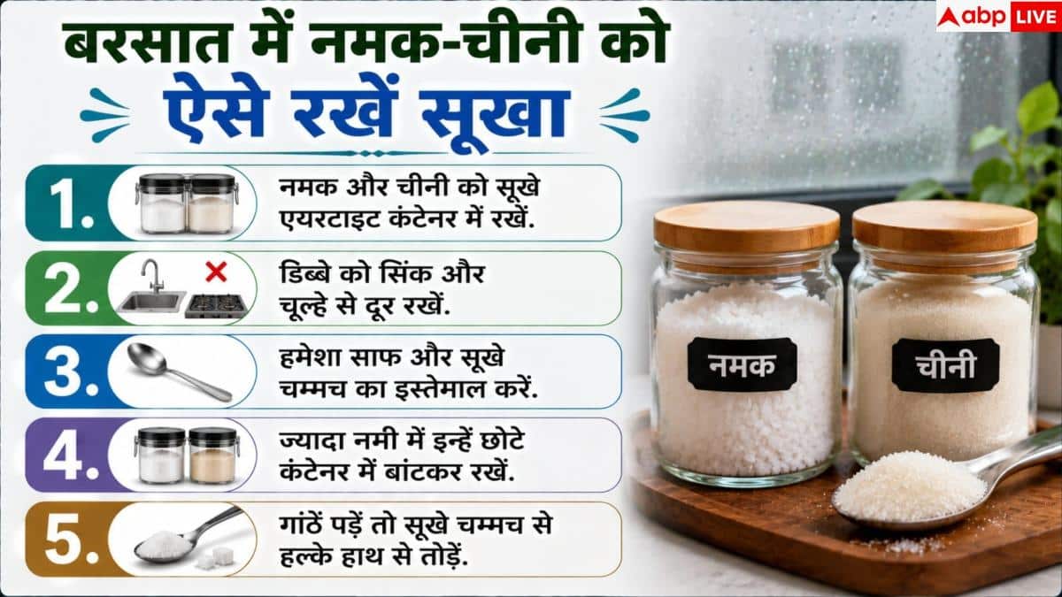 Why Salt Gets Wet In Monsoon: बरसात में नमक गीला हो जाता है, चीनी क्यों नहीं?