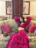 Karishma Sharma Photo: પિંક લેહેંગામાં કરિશ્મા શર્માનો સિઝલિંગ લુક, સોશિયલ મીડિયા પર તસવીરો વાયરલ