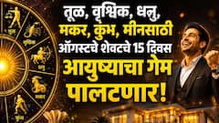 तूळ, वृश्चिक, धनु, मकर, कुंभ, मीनसाठी ऑगस्टचे शेवटचे 15 दिवस आयुष्याचा गेम पालटणार; पैसा, नोकरी, प्रेमात 'हे' बदल होणार