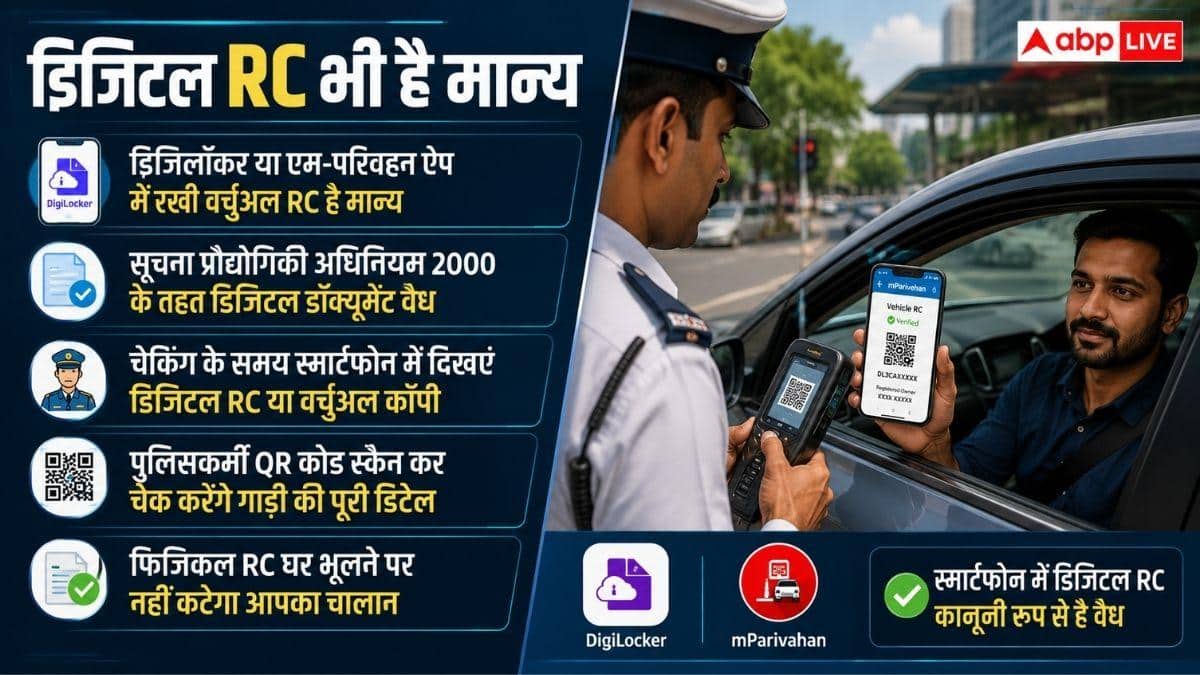 RC घर भूल गए तो कटेगा चालान? जान लें असली नियम
