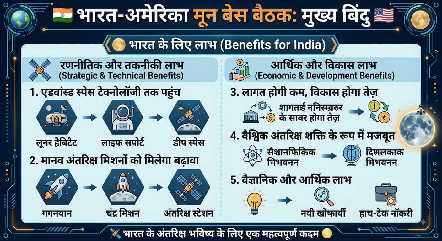 Xप्लेन: NASA का भारत को मून बेस प्रोग्राम में शामिल होने का न्योता, जानिए क्या होंगे फायदे