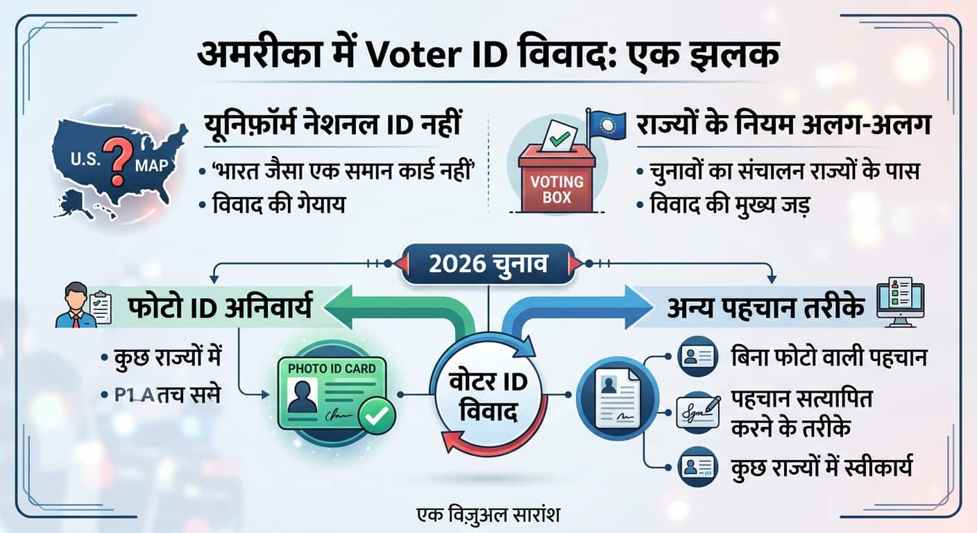 Xप्लेन: ट्रंप को क्यों पसंद आया भारत का वोटर ID मॉडल? क्या है US में विवाद