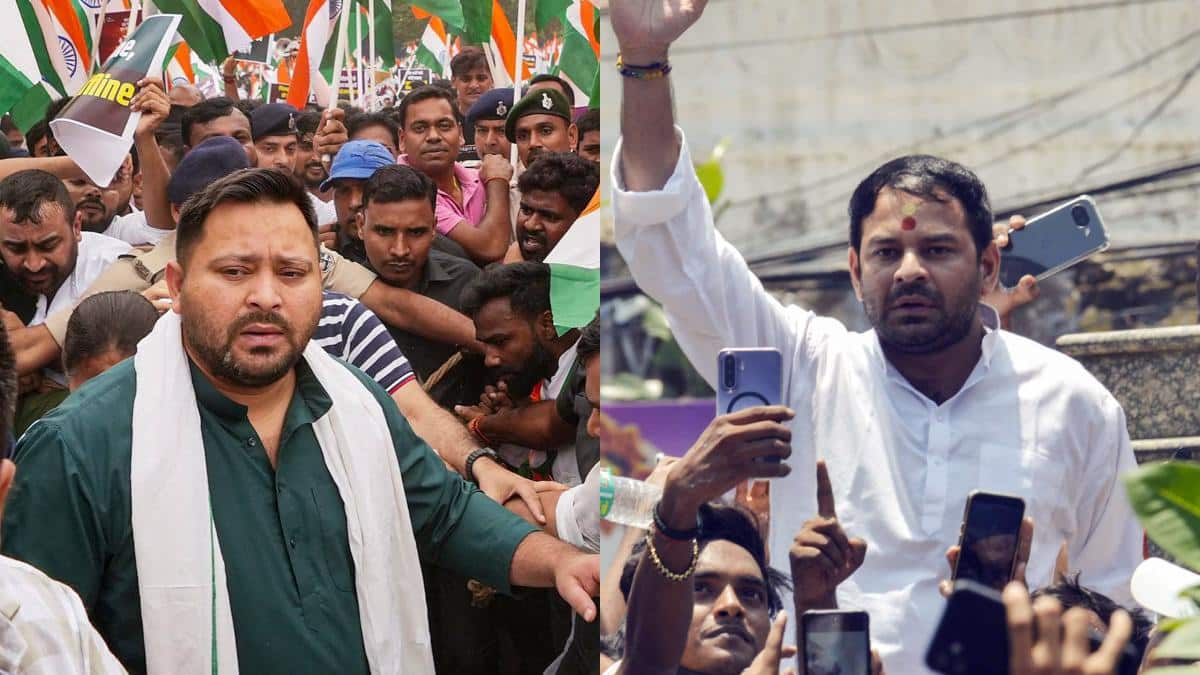 RJD के मार्च के बीच तेज प्रताप का बड़ा बयान, 'अगर तेजस्वी यादव जी…'