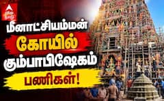 மதுரை மீனாட்சி கும்பாபிஷேகம்: பக்தர்கள் வசதிகளுக்கான பணிகள் தீவிரம் !