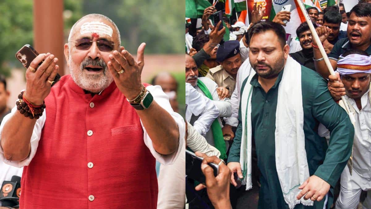 तेजस्वी यादव पर भड़के गिरिराज सिंह, 'अपने ही गुट की सरकार का…'