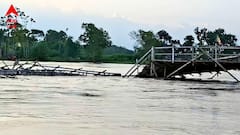 ডিভিসির জলে ভাঙল একাধিক বাঁশের সাঁকো, বিচ্ছিন্ন হাওড়ার একাধিক অঞ্চলের যোগাযোগ, সমস্যায় হাজার হাজার মানুষ