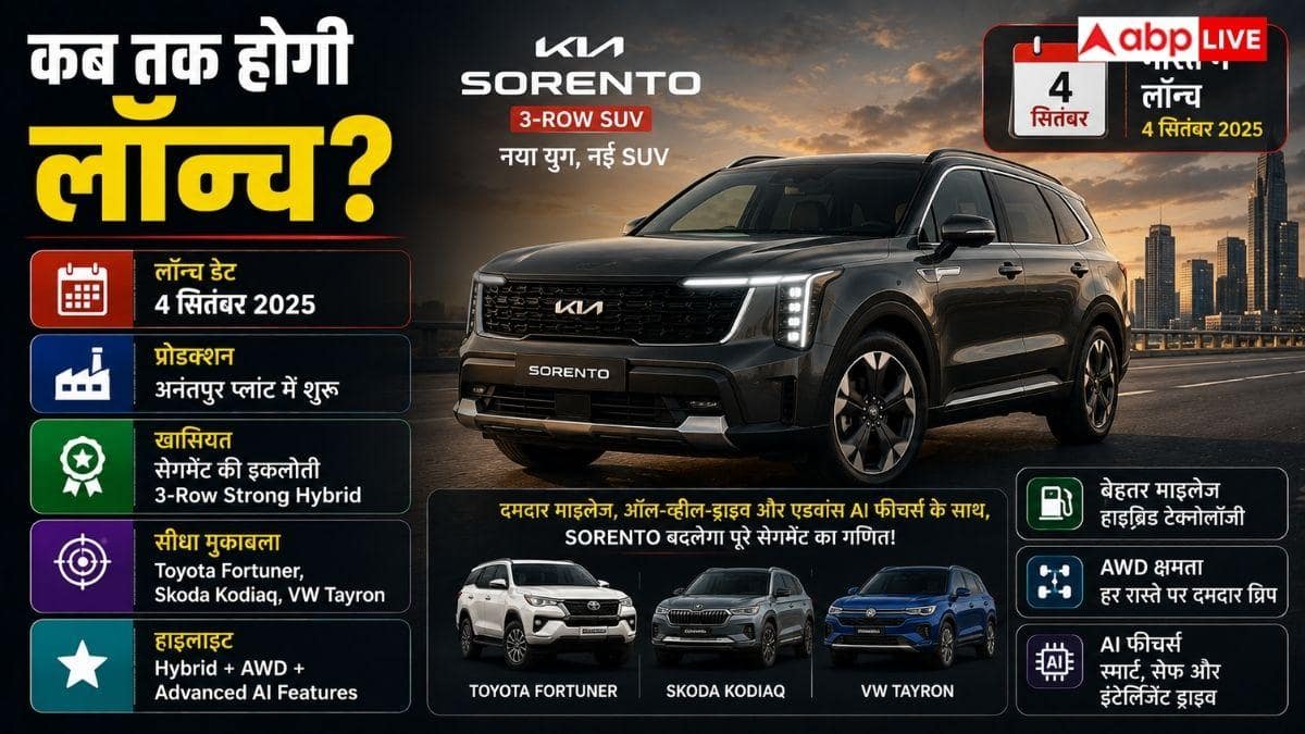 Fortuner की बढ़ेगी टेंशन? Kia ला रही Hybrid-Diesel SUV