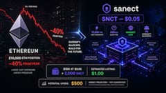 Your $10,000 Ethereum Position Is Down 40% From Its Peak. $100 At Sanect's $0.05 Could Outperform It 12K TPS Privacy Chain, Mainnet Live, 1% Allocation Closing