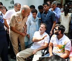 Rahul Gandhi Dharna: ધરણા પર બેઠા રાહુલ ગાંધી અને પ્રિયંકા ગાંધી, પેલેટ ગન કેસમાં FIR ની માંગ