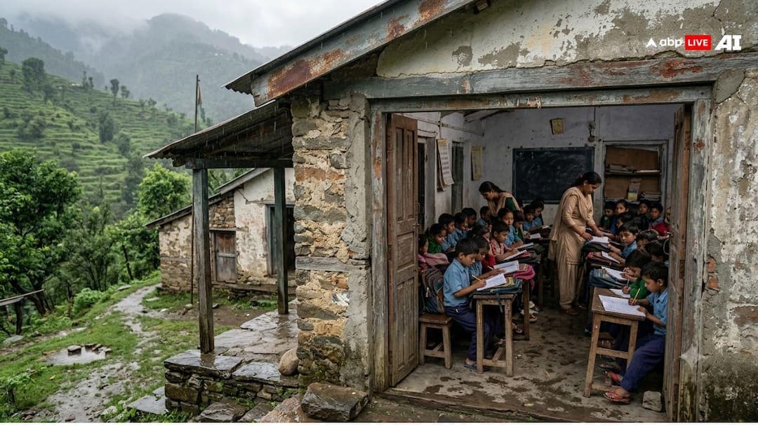 5 Classes, 1 Room: Himachal Govt School Struggles After Building Declared Unsafe 5 Classes, 1 Room: Himachal Govt School Struggles After Building Declared Unsafe