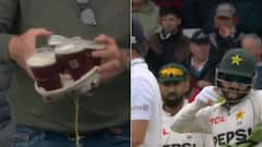 WATCH: Fan Drops Beer In England vs Pakistan! Crowd & Commentators Make It Hilarious