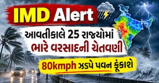 IMD Alert: આવતીકાલે 25 રાજ્યોમાં ભારે વરસાદની ચેતવણી, 80kmph ઝડપે પવન ફૂંકાશે