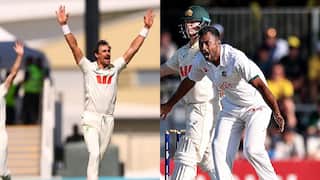 ban vs aus 2nd test day 1 highlights 18 wickets fell down australia vs bangladesh mitchell starc shoriful islam