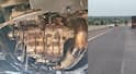 Samruddhi Mahamarg Accident News : समृद्धी महामार्ग प्रशासनाचा पुन्हा अक्षम्य हलगर्जीपणा; पुलाच्या मधोमध तुटलेला अँगल कारला धडकला, इंजन फुटलं अन्.....