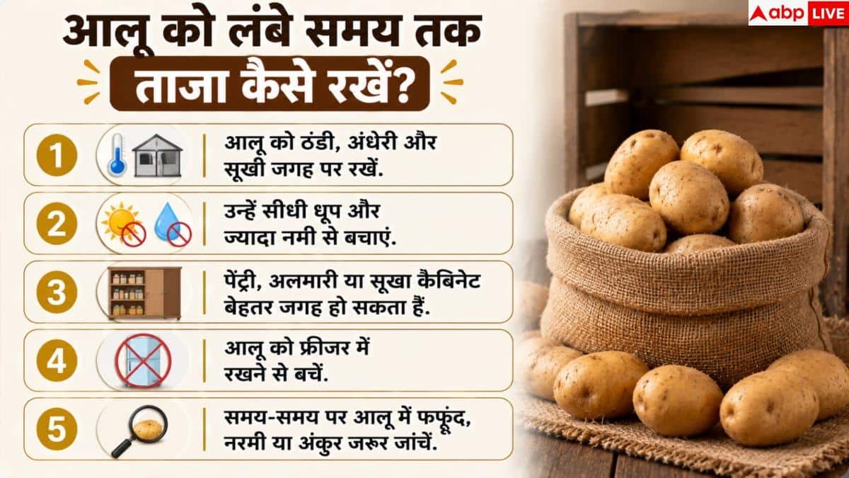 Potato Buying Tips: आलू काटने पर निकल रहा है काला? खरीदने से पहले पहचानें ये संकेत 3 Potato Buying Tips: आलू काटने पर निकल रहा है काला? खरीदने से पहले पहचानें ये संकेत