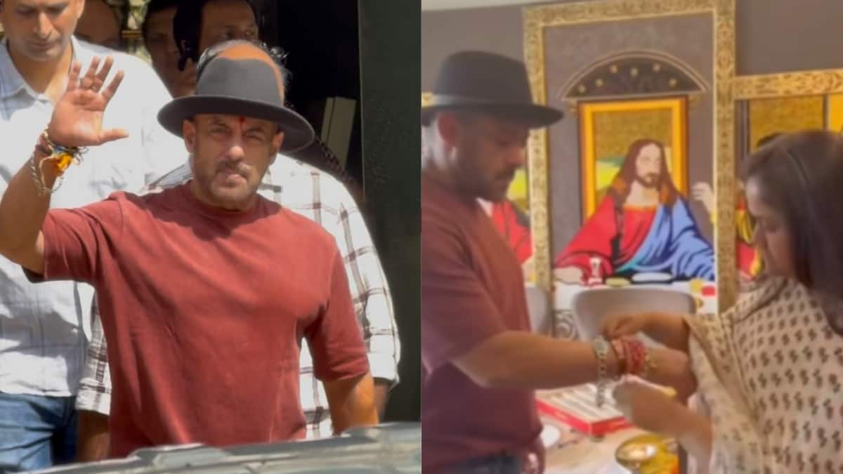 Salman Khan Celebrates Raksha Bandhan With Sisters Arpita And Alvira; Fans Call It 'Real Secularism'