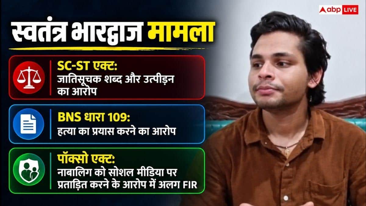 स्वतंत्र भारद्वाज के खिलाफ SC-ST एक्ट में मामला दर्ज, इसमें कितनी सजा?