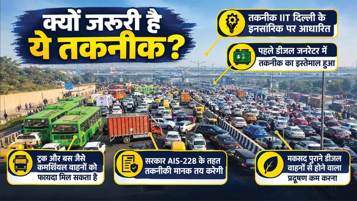5000 खर्च कर कैसे डीजल गाड़ियों को कर सकते हैं पॉल्यूशन फ्री? जानें सरकार का प्लान