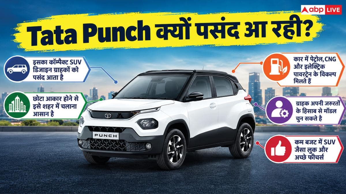 Tata Punch ने फिर तोड़े रिकॉर्ड, WagonR को पछाड़ बनी नंबर-1